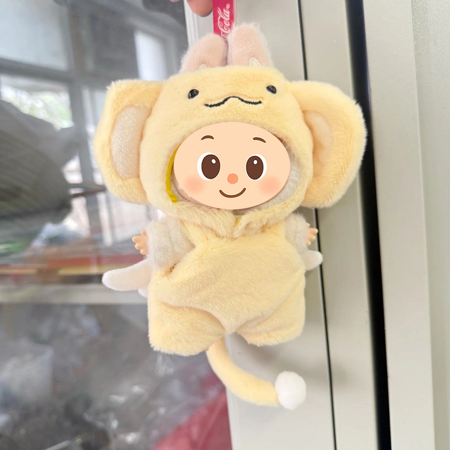 Adorable Monkey-Inspired Plush Outfit Set – 2-Piece Costume Compatible with Labubu Dolls