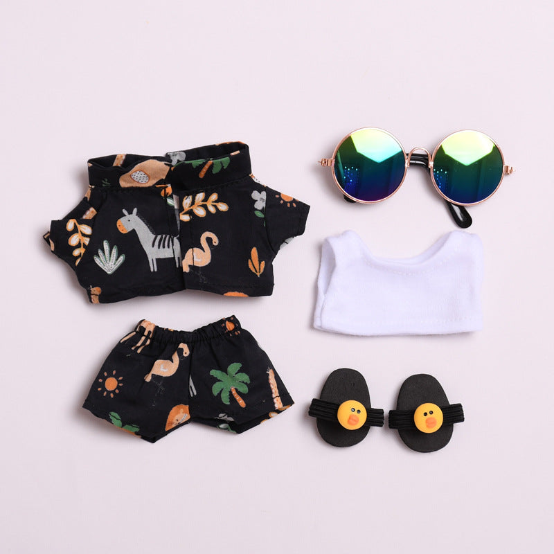 Summer Doll Outfit Set for Dolls Compatible with Labubu – 3-Piece & 5-Piece Beach Holiday Look