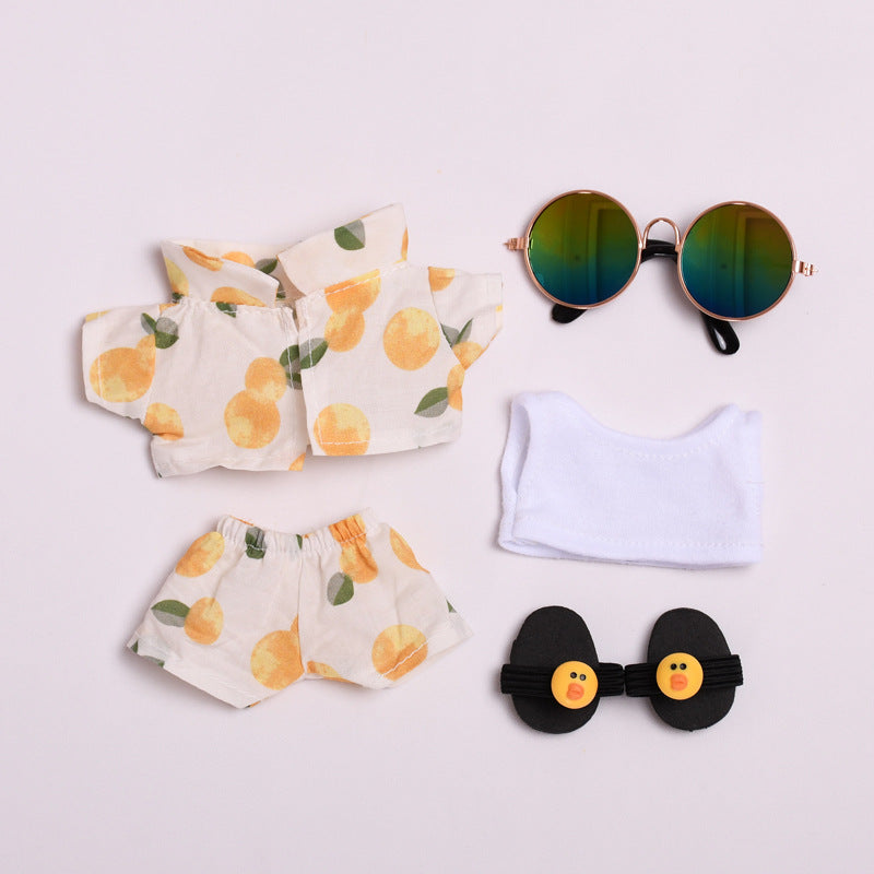 Summer Doll Outfit Set for Dolls Compatible with Labubu – 3-Piece & 5-Piece Beach Holiday Look