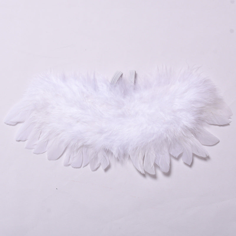 Feather Wings for Labubu-Inspired Dolls – Handmade Angel & Dark Angel Back Accessories in Black or White
