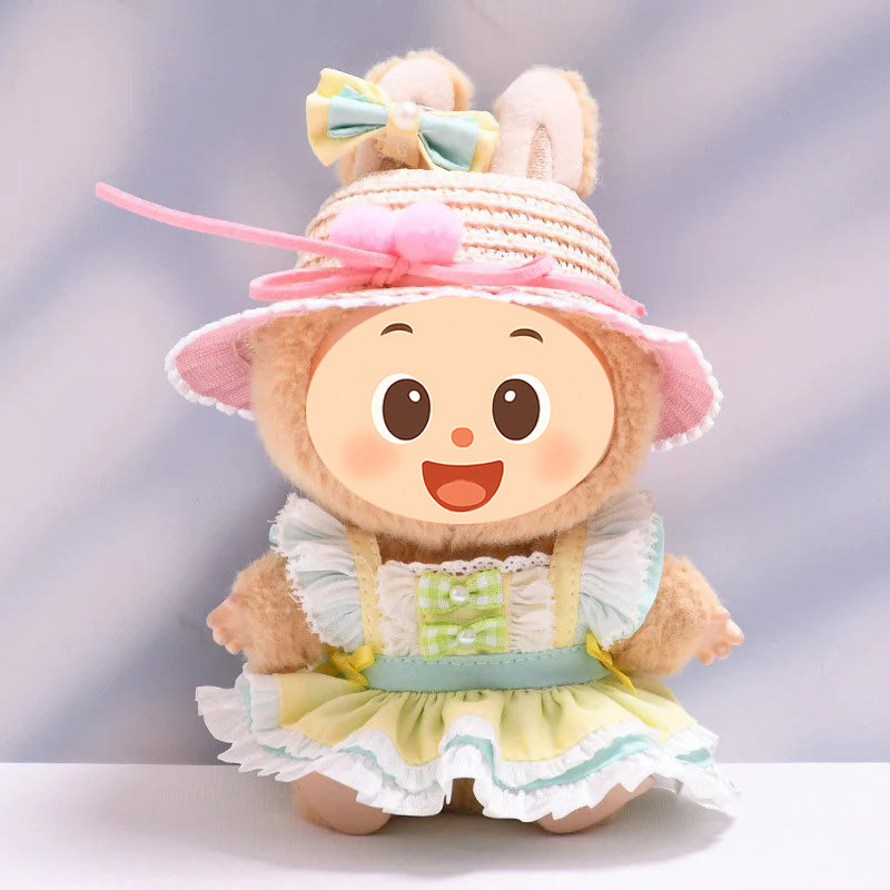 Handmade Princess Dress Set for Labubu-Compatible Dolls – 2-Piece or 3-Piece Set Available