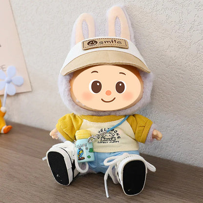 Stylish Casual Sport Outfits for Labubu-Style Dolls – Handmade Fashion Set for 15–17cm Figures