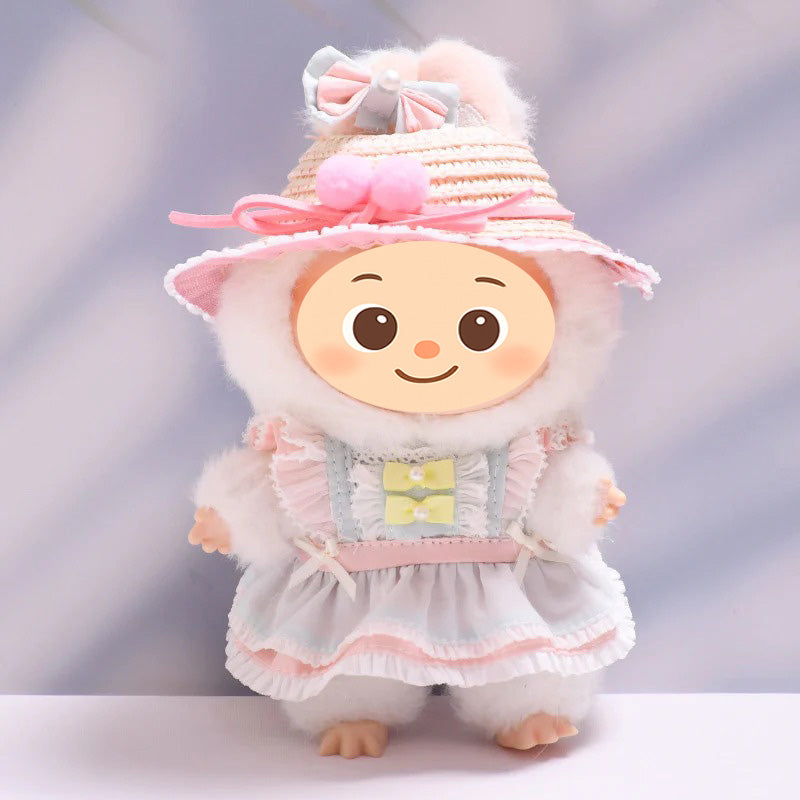 Handmade Princess Dress Set for Labubu-Compatible Dolls – 2-Piece or 3-Piece Set Available