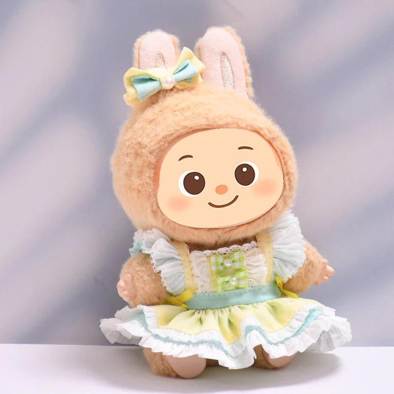 Handmade Princess Dress Set for Labubu-Compatible Dolls – 2-Piece or 3-Piece Set Available