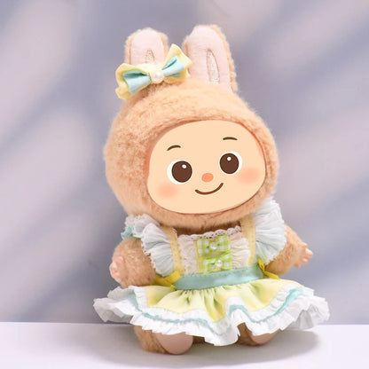 Handmade Princess Dress Set for Labubu-Compatible Dolls – 2-Piece or 3-Piece Set Available