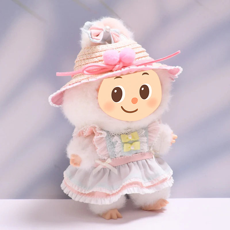 Handmade Princess Dress Set for Labubu-Compatible Dolls – 2-Piece or 3-Piece Set Available