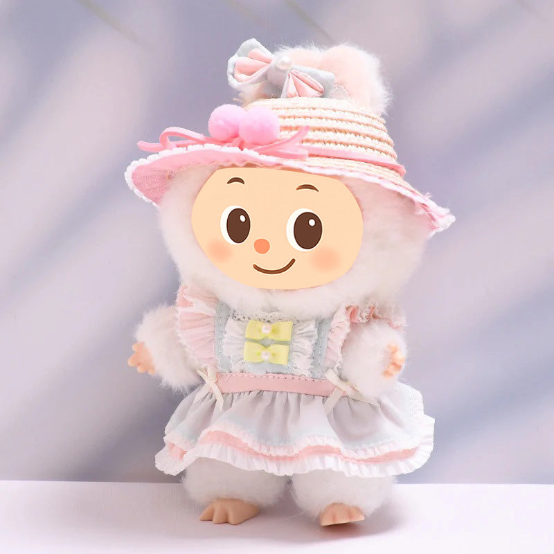 Handmade Princess Dress Set for Labubu-Compatible Dolls – 2-Piece or 3-Piece Set Available