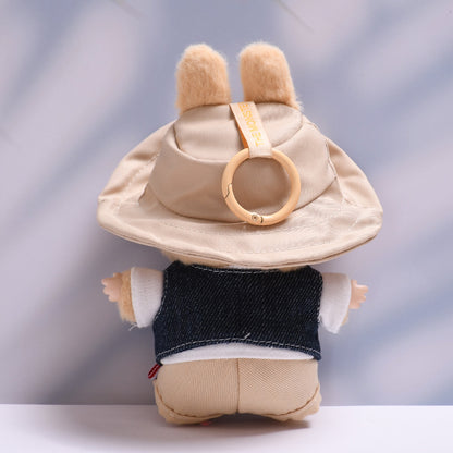 Stylish Doll Clothes for Labubu – 3 to 5-Piece Casual Outfit Sets with Hat, Vest, and Shoes
