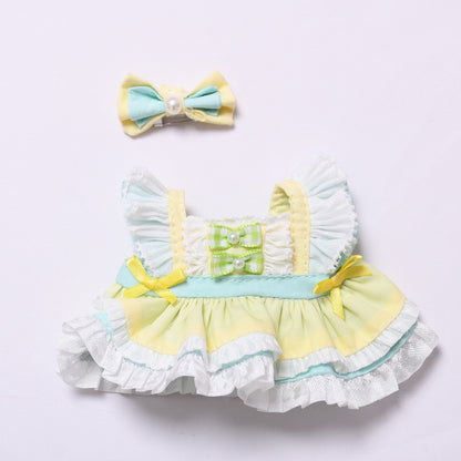Handmade Princess Dress Set for Labubu-Compatible Dolls – 2-Piece or 3-Piece Set Available