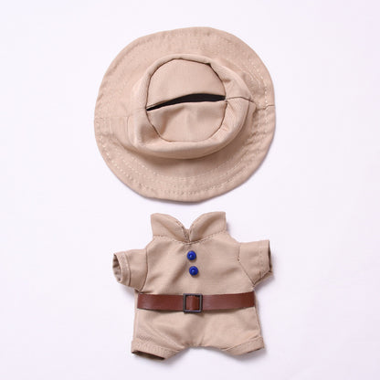 Explorer Outfit for Labubu – 2 or 3-Piece Adventure Set – Khaki or Black Style