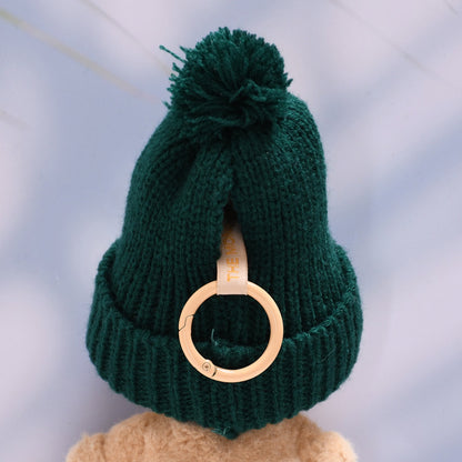 Handmade Winter Knit Outfit Set for Labubu-Compatible Dolls – 2/3-Piece Cozy Look with Beanie, Sweater, and Pants