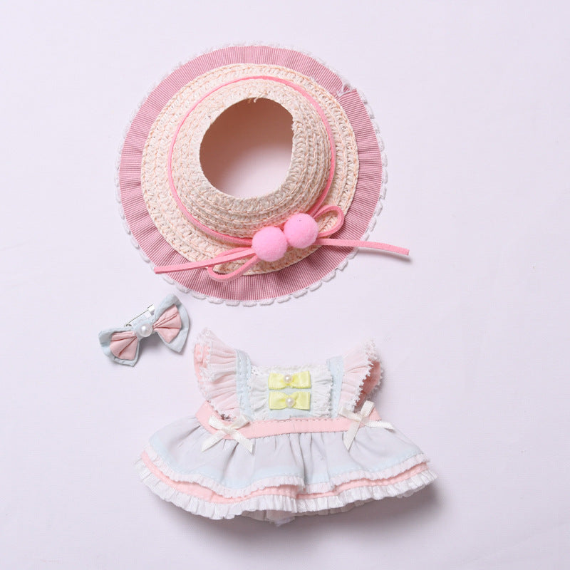 Handmade Princess Dress Set for Labubu-Compatible Dolls – 2-Piece or 3-Piece Set Available