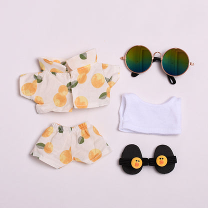 Summer Doll Outfit Set for Dolls Compatible with Labubu – 3-Piece & 5-Piece Beach Holiday Look