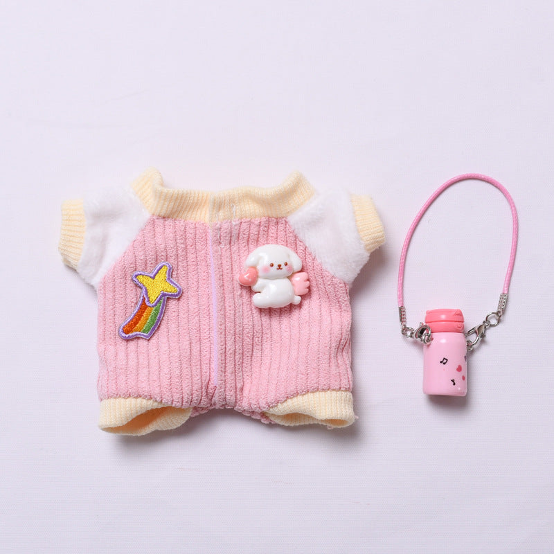Adorable Romper Set for Labubu – 2 or 3-Piece Outfit – Includes Hat and Mini Bag Options