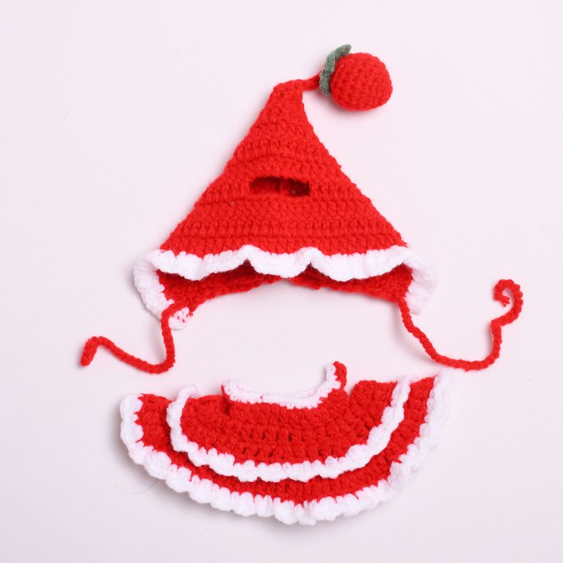 Handmade Crochet Dress Set for Labubu-Style Dolls – Premium Red Hooded Outfit for 15–17cm Figures