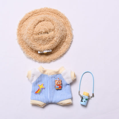Adorable Romper Set for Labubu – 2 or 3-Piece Outfit – Includes Hat and Mini Bag Options